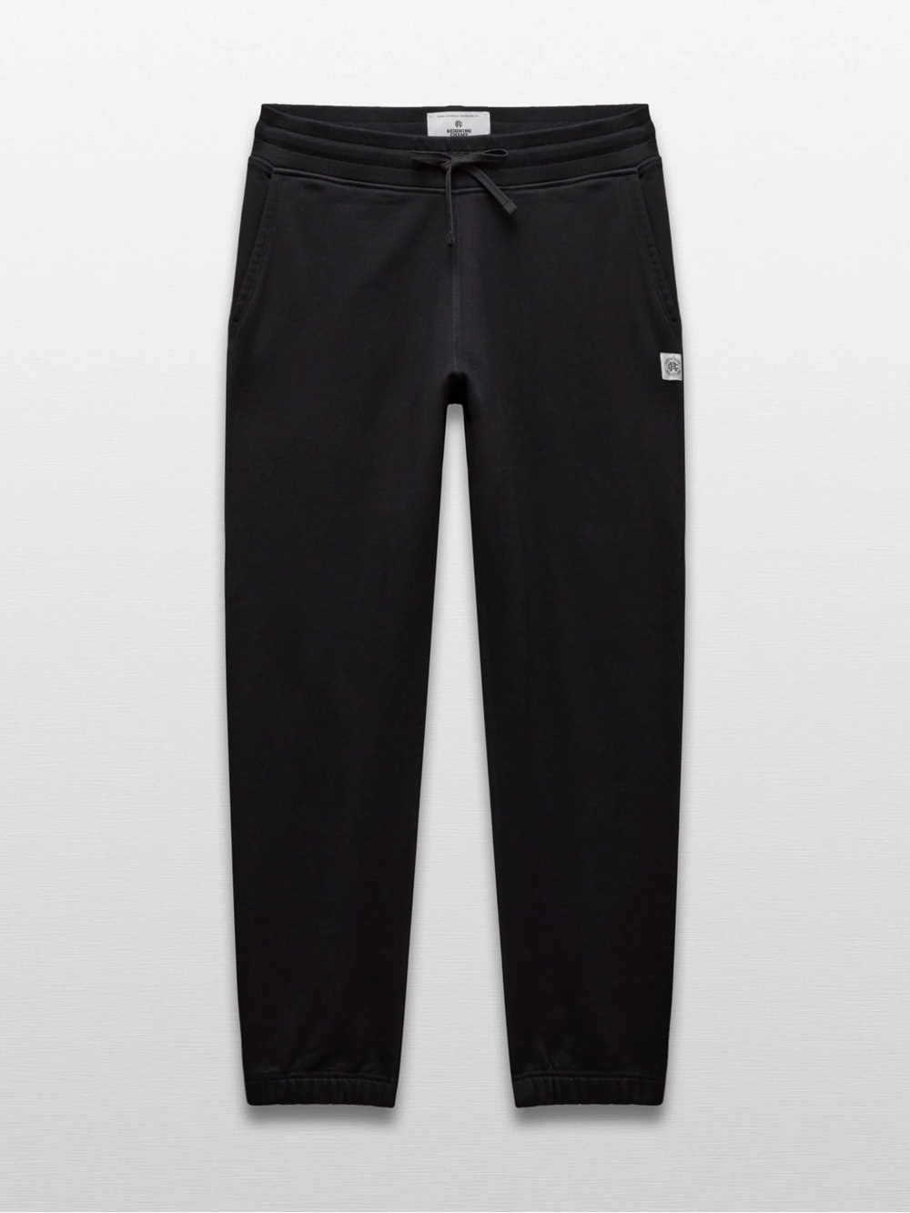 Reigning Champ Made in Canada Sweatpants Black French Terry Joggers Size Medium